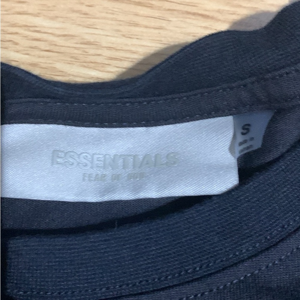 Essentials Fear of God Black T-Shirt